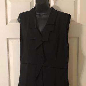 Tahari Black Sleeveless Dress